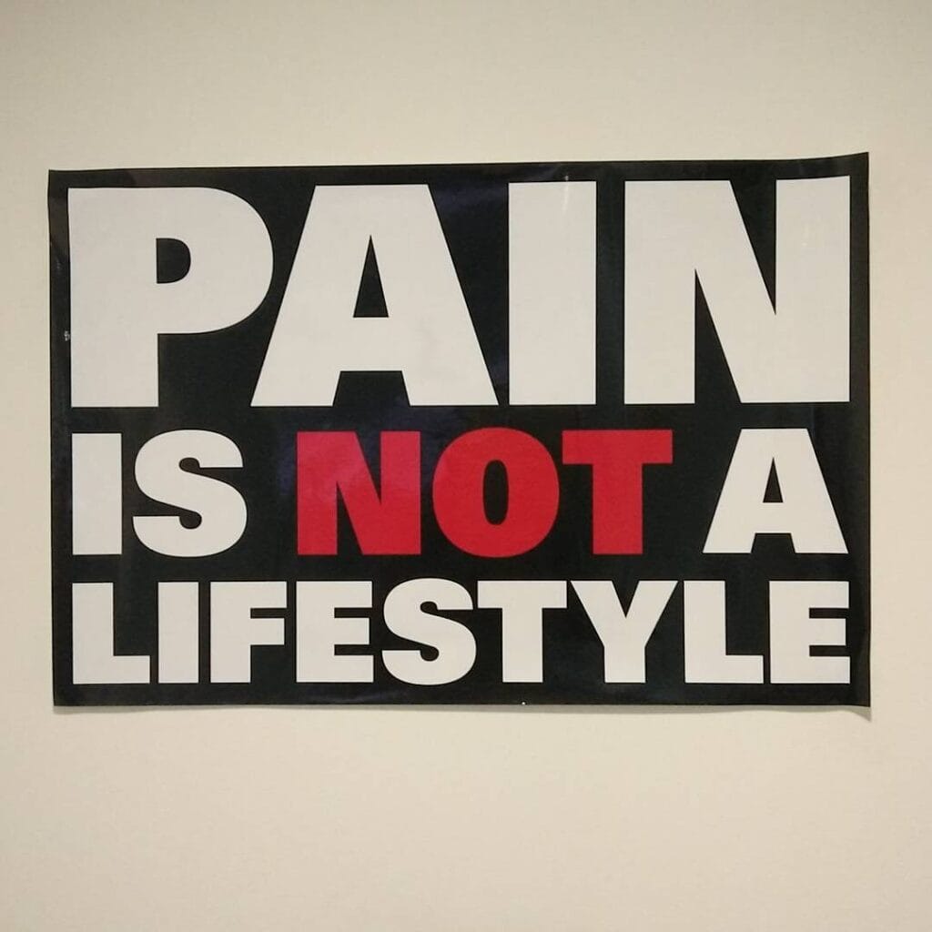 Pain is not a lifestyle sign at Kirolounge Bugis